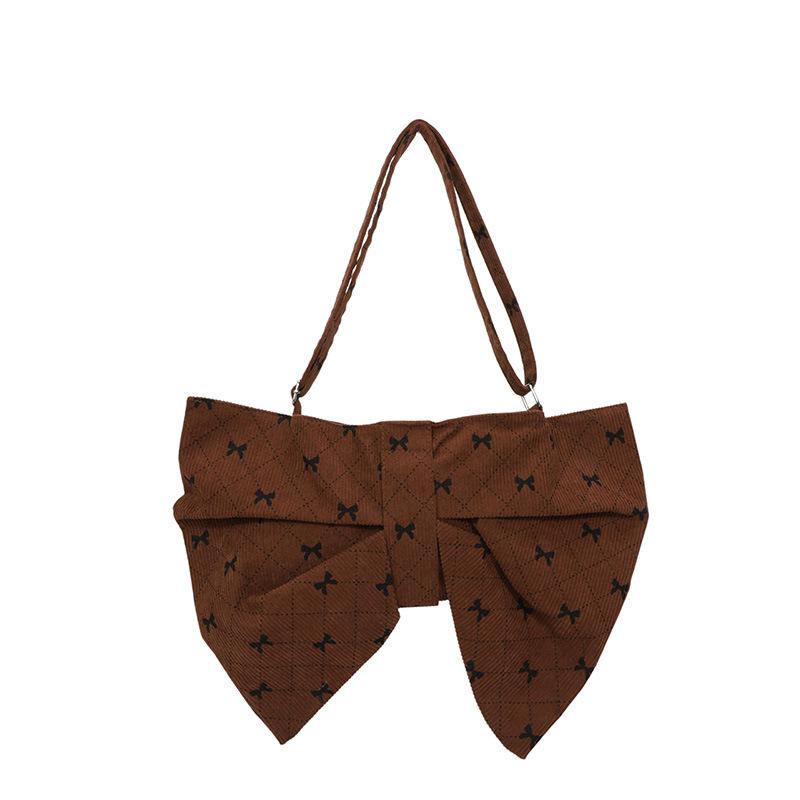 Cute Cherry Underarm Bag Summer New 2025 Fresh Literary Versatile Shoulder Bag Personalized Bow Messenger Bag