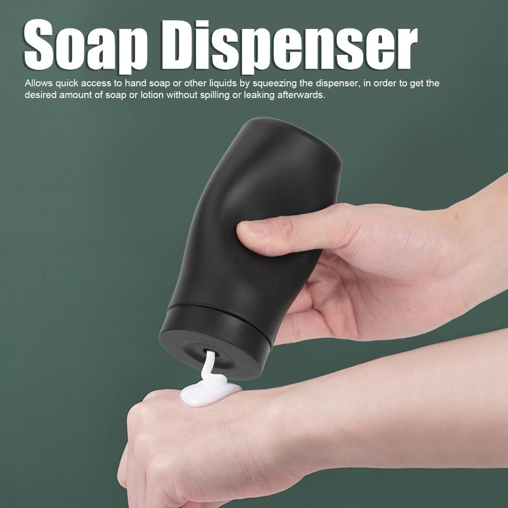 Soft Silicone Soap Dispenser 240ml Squeeze Bottle Dish Detergent Divided Bottle  Dishwashing Liquid