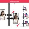 Multi-Angle Phone & Tablet Selfie Tripod Stand with Universal Screw Clip