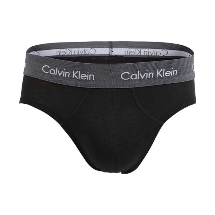 Calvin Klein Buchstaben-Logo-Print Dreiecks-Unterwäsche 3er-Pack Herren-Unterwäsche 0000U2661G-6EW