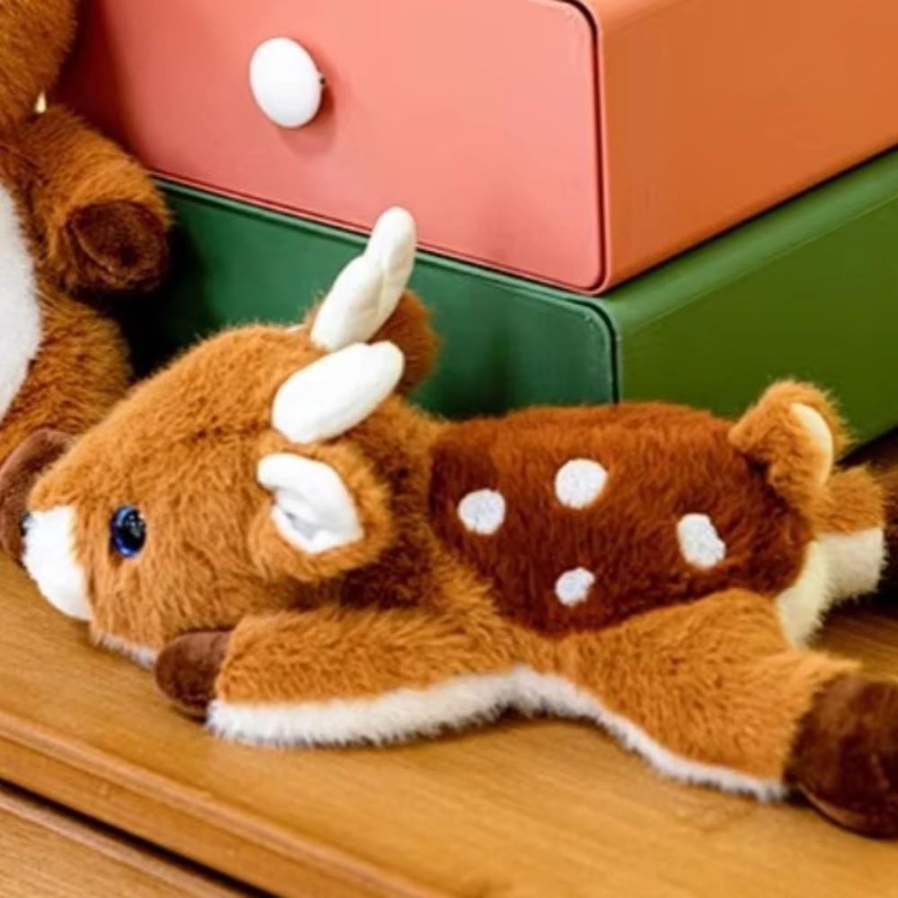 Deer Plush Animal Doll Monkey Cartoon Plush Doll Comfort Stuffed Animal Toy Table Companion