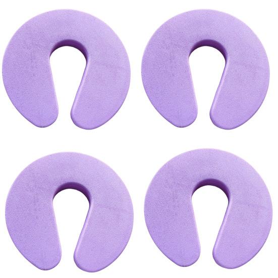 4-teiliger Türpuffer für den Haushalt, hohe Elastizität, fällt nicht leicht ab, Schutz für Heimwerker, sicherer Stopper, schützt Kinder