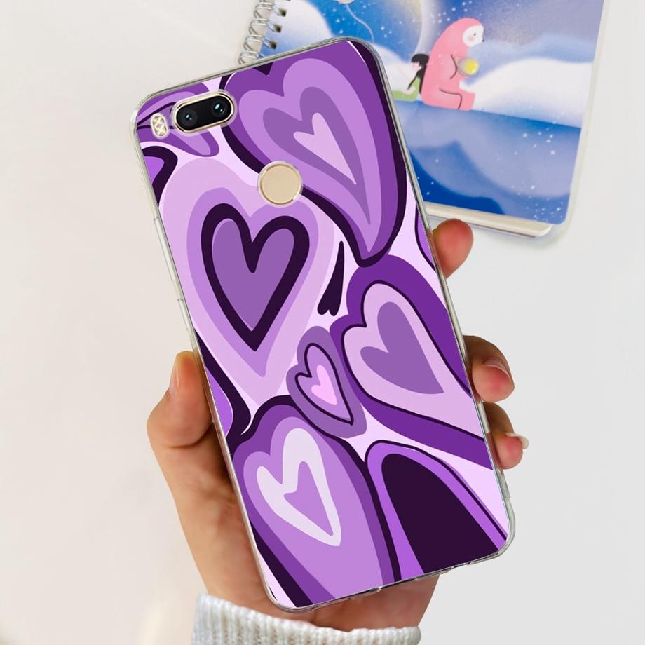 For Xiaomi Mi A1 Mi 5x Case Silicon Soft Clear TPU Phone Cases Back Cover For Xiaomi Mi 5X Mi5X MiA1 Bumper Coque Fundas Capas