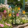 Sweet Flower Pick Stand Fairy Garden Decor Creative Flower Inserts  Outdoor