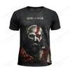 TV Game God of War 3D Printed T-shirt Summer Men's Fashion Round Neck Top Harajuku Street Short Sleeve Clothing