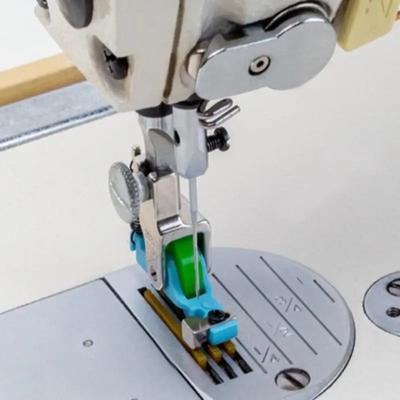Neuer verstellbarer unsichtbarer Reißverschlussfuß T36LN Kunststoffrad Rolle Nähfuß Reißverschlussführung für industrielle Nähmaschinen Teile