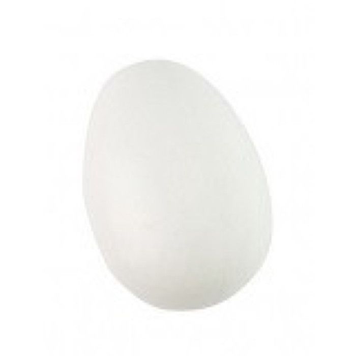 Plastic Eggs, 6cm White