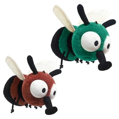 19cm Realistic Fly Plush Toy Soft Cuddly Stuffed Animal Doll for Insect Enthusiasts Birthday Halloween Gift Desk Decoration