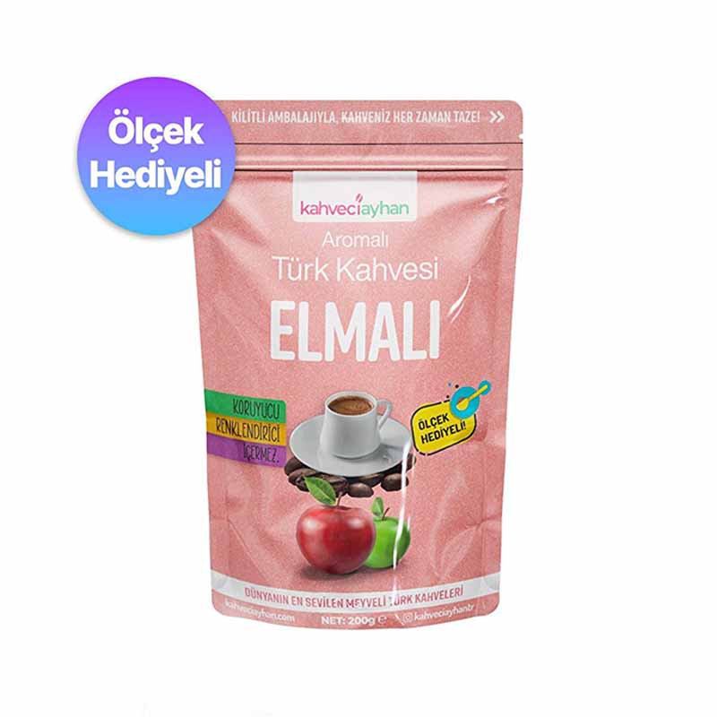 

Турецкий кофе со вкусом яблока - 200 г специального турецкого кофе