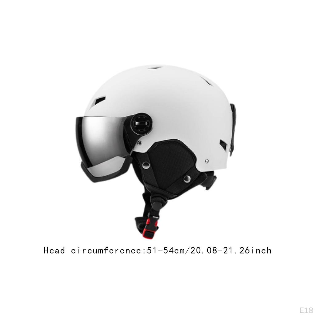 Ski Helmet with Goggles And Ear Protection for Snowboarding
