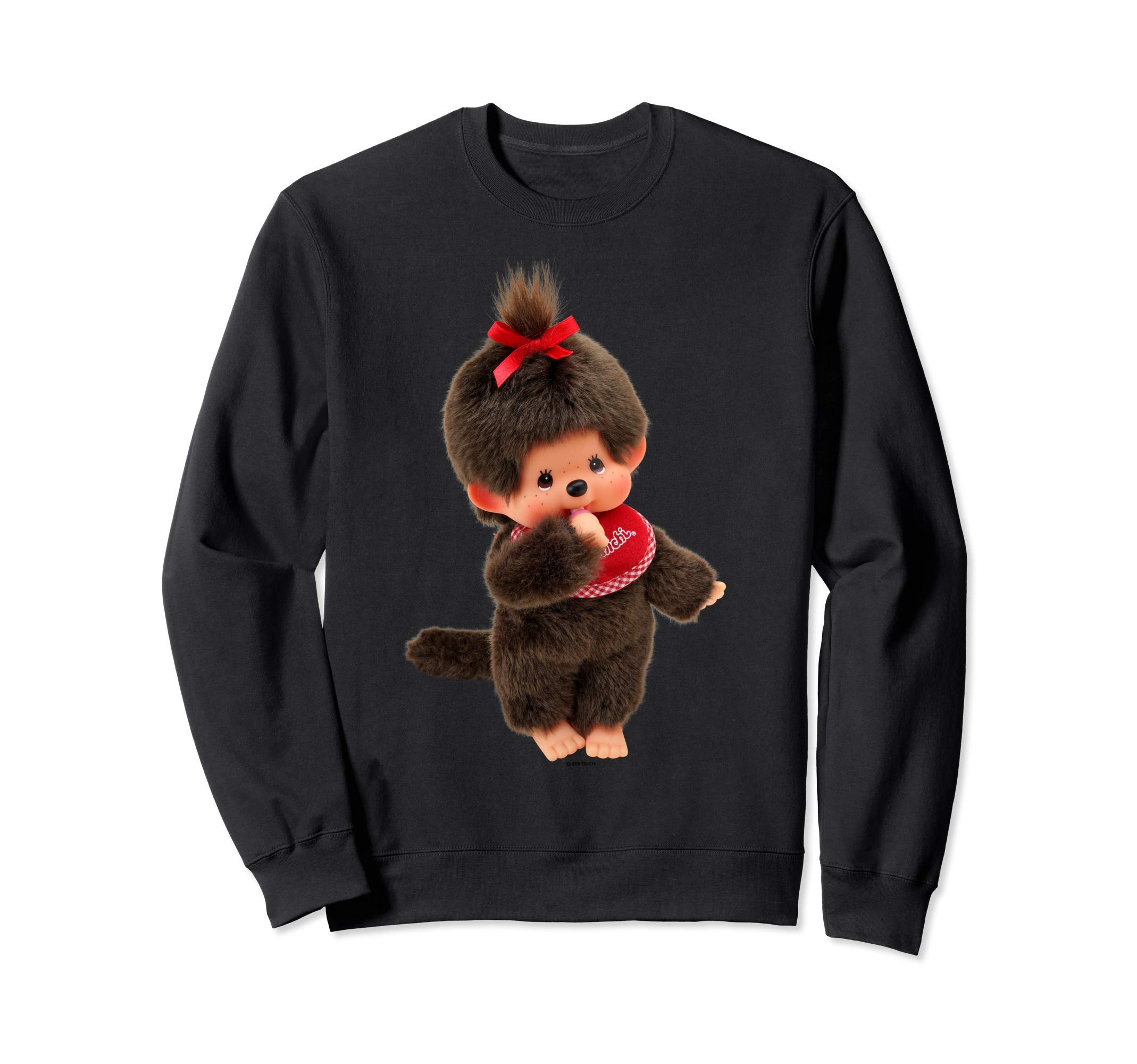 

Графический свитшот Monchhichi чёрный