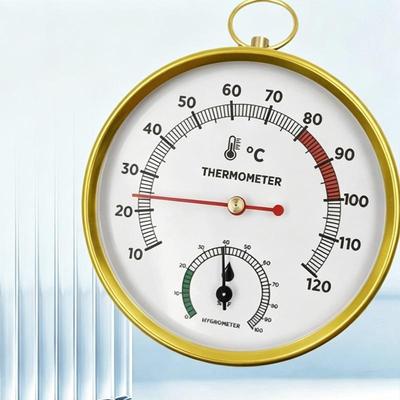 Sauna Temperature Gauge 10 To 120℃ 2 In 1 Clear Scale Multipurpose Sauna Hygrometer Simultaneous Display For Home