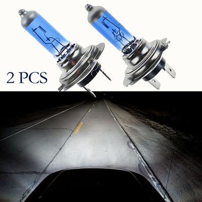2Pcs 6000k Car Light Super Bright White H7 Halogen Lamps 12V Car HeadLight Bulb Car Replacement Bulb