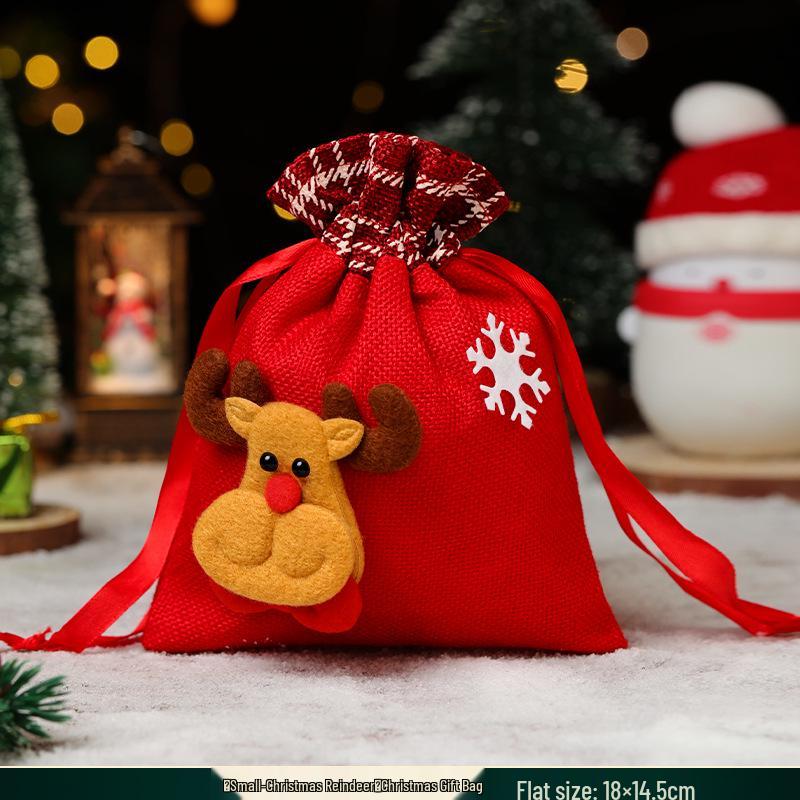 Christmas Eve Apple Gift Set: Peace Apple Candy Bag for Kids