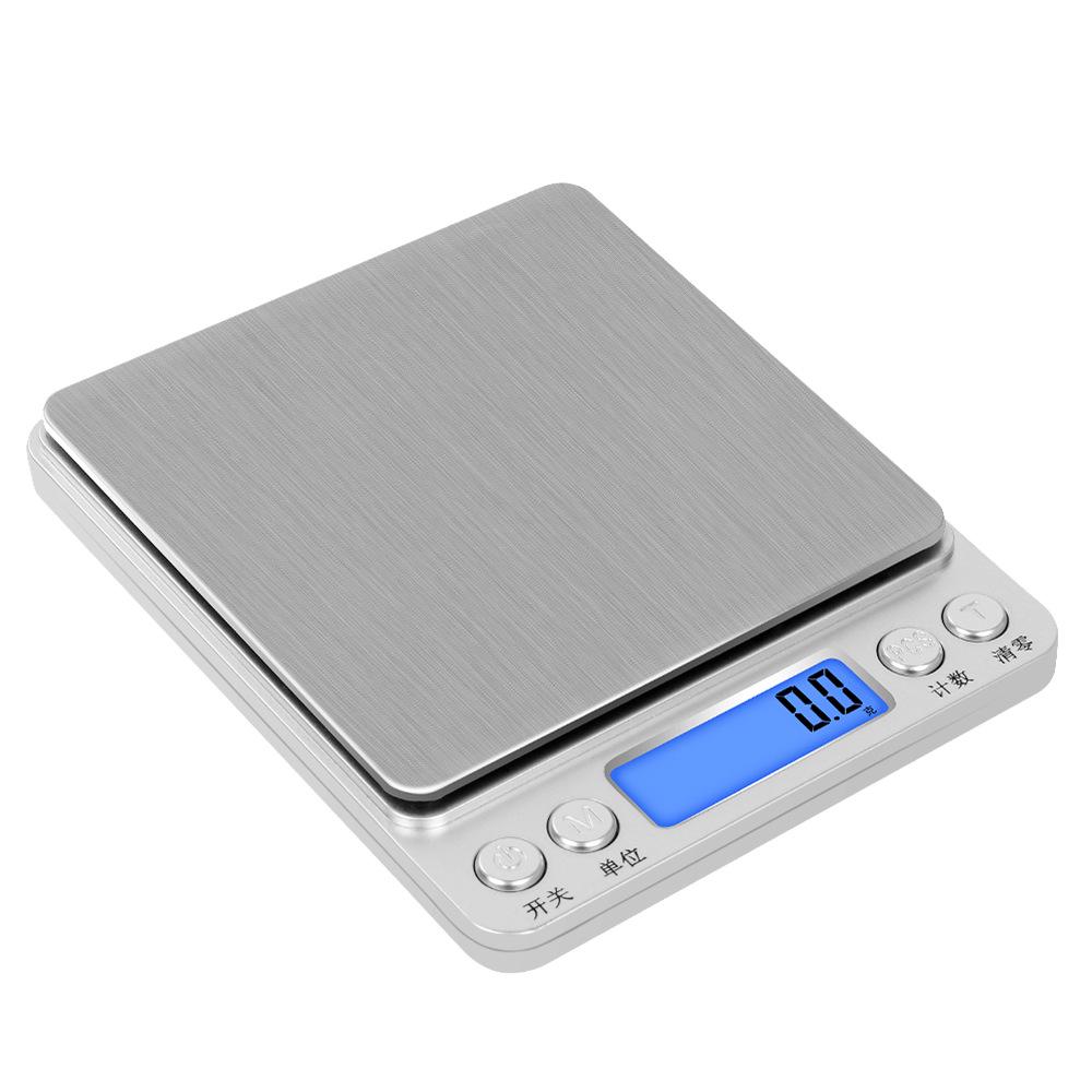 Stainless Steel Electronic Kitchen Scale for Baking and Coffee