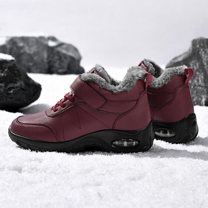 Botas de Invierno Impermeables para Mujer de Talla Grande, Botines Antideslizantes de Goma para Mujer, Botas de Nieve, Zapatos Cálidos de Invierno