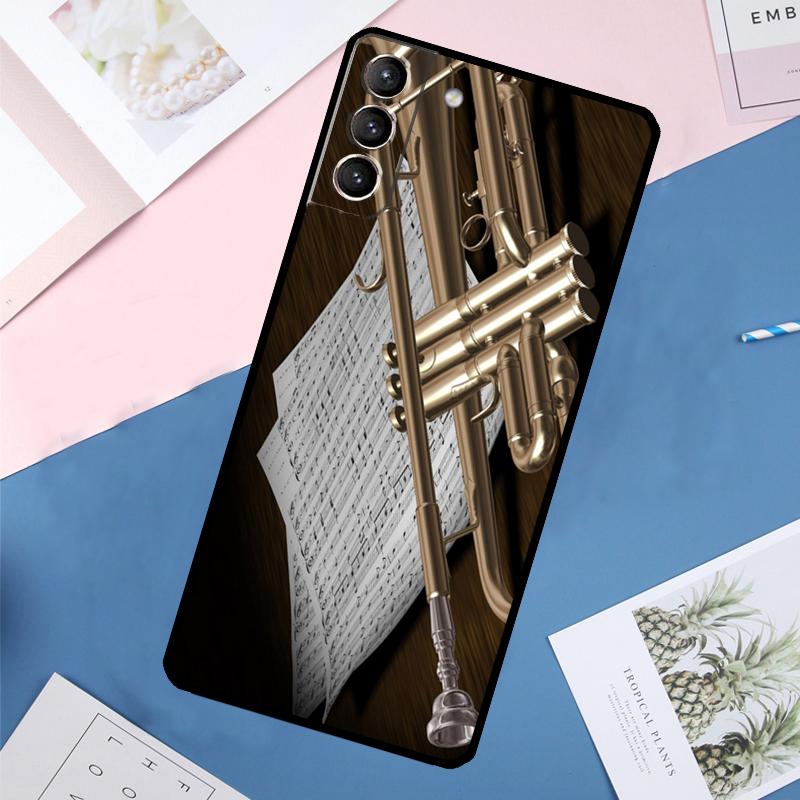 

Piccolo Trumpet Brass Instruments Case For Samsung Galaxy S25 Ultra S24 S23 S22 S21 Ultra S9 S10 Plus S23 FE S25 FE Back Cover Galaxy S20