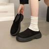 Baotou Half Slippers Thick-soled Women's Outer Wear 2024 New Casual Big Head One-pedal Bread Muffin Lazy Boken Shoes