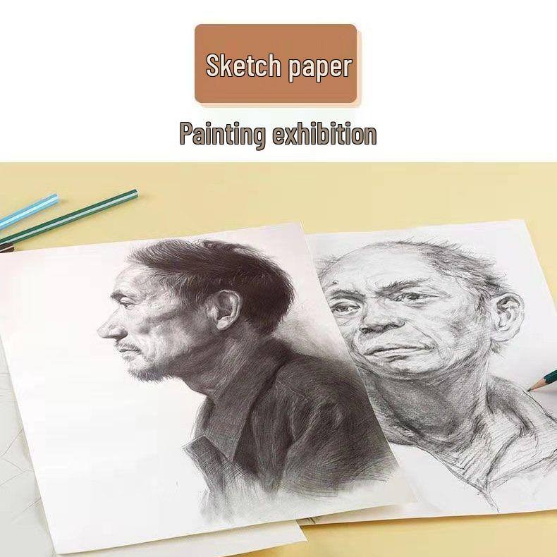 Extra Thick Art Paper: Gouache, Watercolor, Marker, and Drawing Paper for Students & Children - A4, 8K, 4K, 16K Sizes