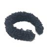 Sergio Rossi SR MUPPET Headband Band Headband Katyusha Faux Fur Black