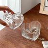 3Pcs Transparent Bowknot Mini Storage Jar Exquisite Necklace Storage Box Sundries Box  Home Decor