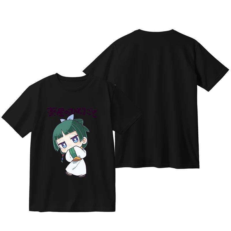 Summer Anime The Apothecary Diaries Oversized T Shirt Women Men O-neck Short Sleeve Funny Tshirt Maomao Cosplay Graphic Tees
