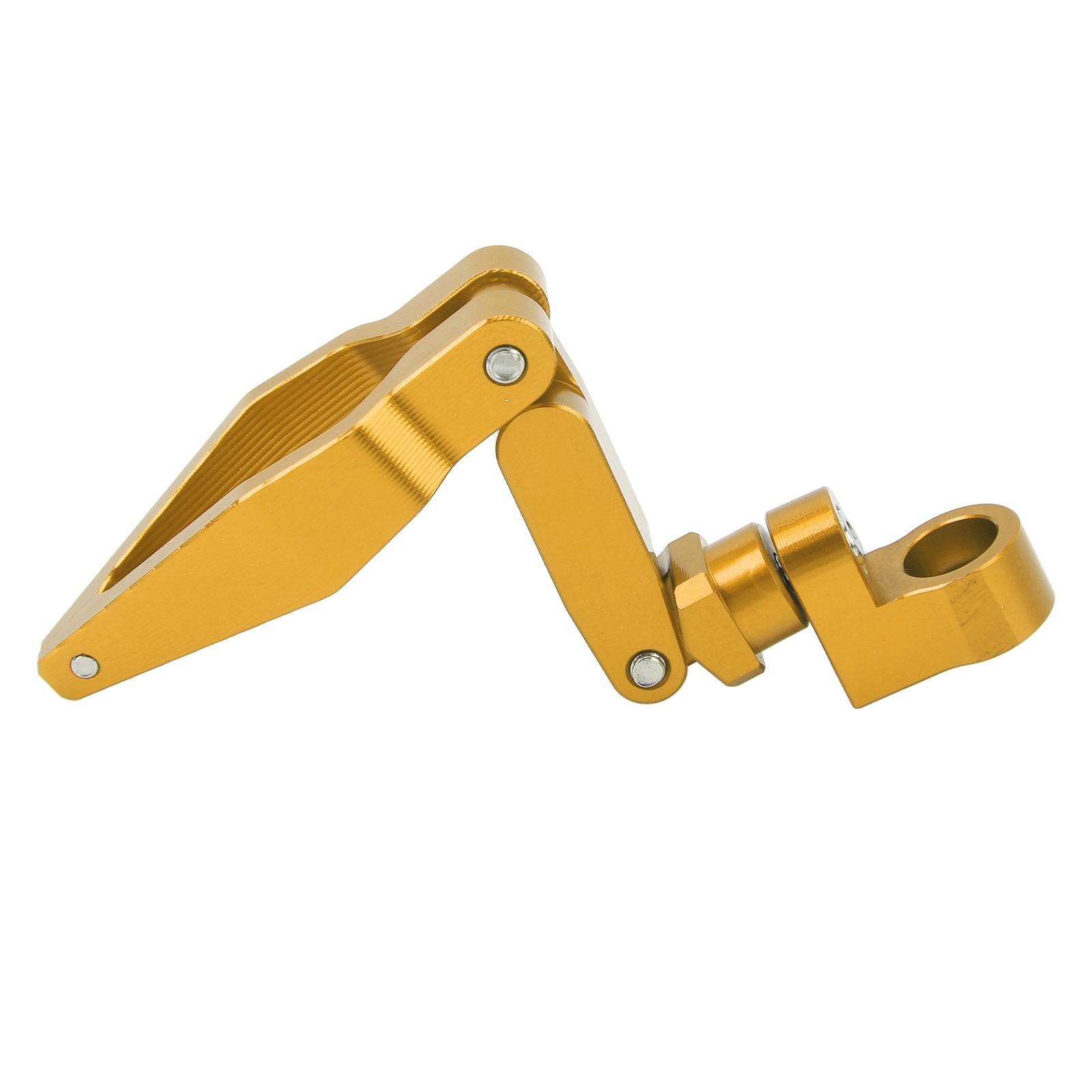 Маслопровод Кабельный зажим Алюминиевый сплав Складной Универсальный для мотоцикла Электросамоката Мотоцикла-внедорожника Квадроцикла Золотой золотой