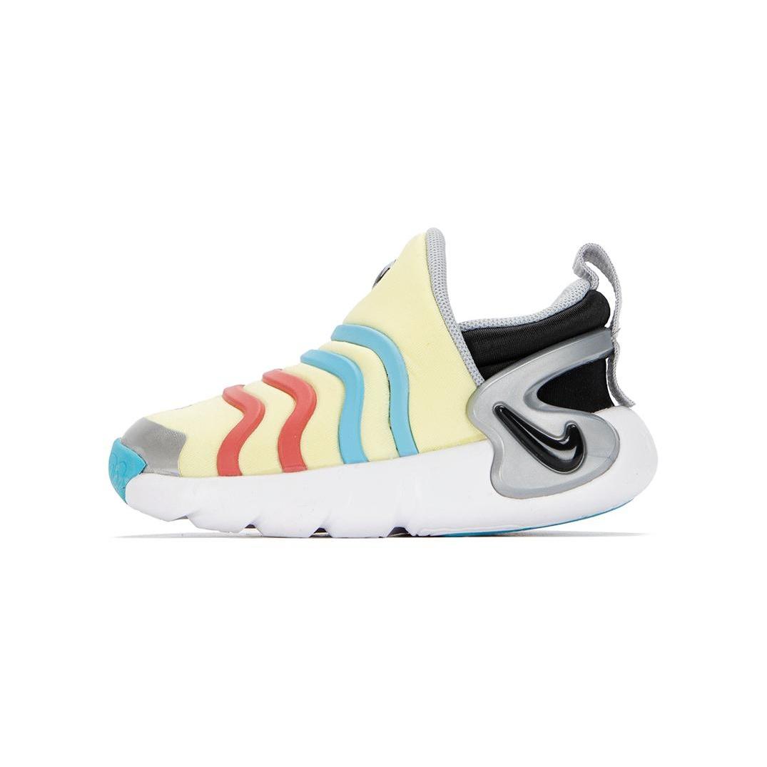 (TD) Nike Dynamo Go SE  Lemon Chiffon Red Blue  Baby DZ4128-700 EU 21