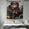 Vibrant Outlander Wall Tapestry Aesthetic Wall Hanging Printed Fabric Blanket Decorative Tapestries for Bedroom Living Room Home Decor