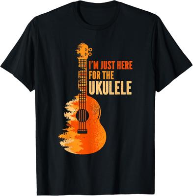 Ukelele Jeg Er Bare Her For Ukelelen T-skjorte