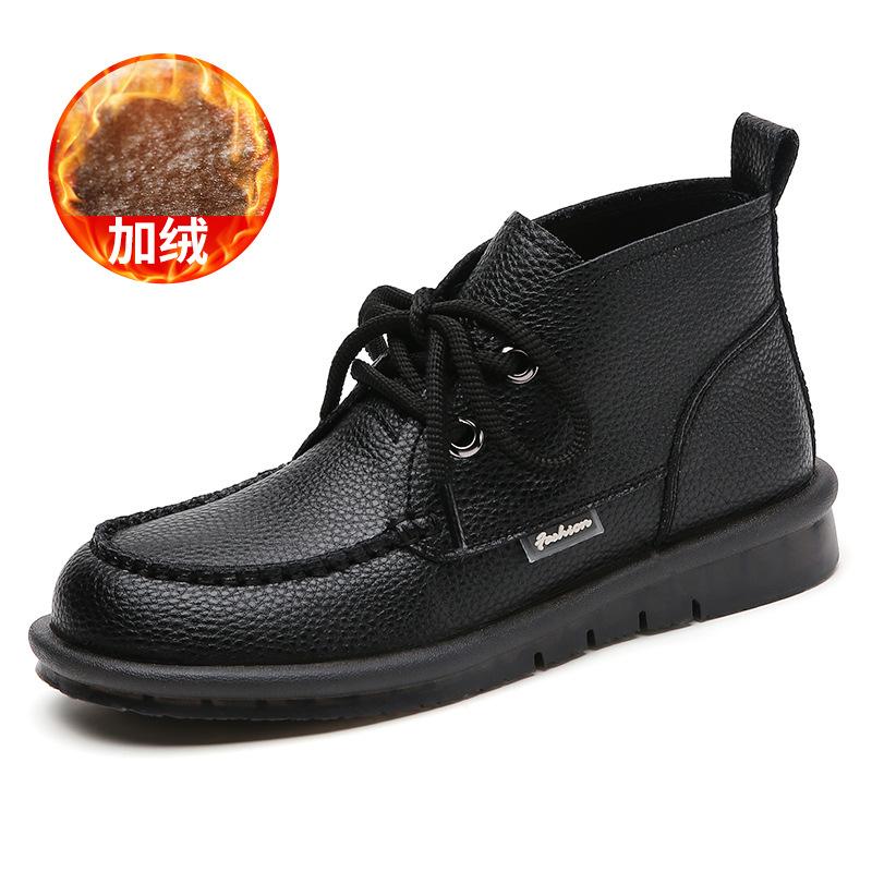 Martin Boots Women's British Style 2025 New Thick-soled Small Japanese Thin Short Boots Spring and Autumn Boots Velvet Winter