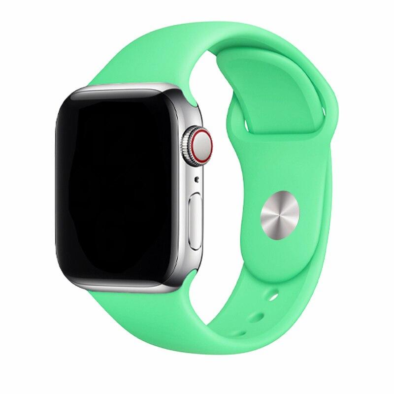 Silikonový řemínek pro řemínek Apple Watch 44 mm 49 mm 45 mm 41 mm 40 mm 42 mm 38 mm náramek iwatch série 9 7 se 3 4 5 6 8 Pásek Ultra2