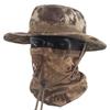 Camouflage Tactical Bucket Hat Set - Outdoor Fishing & Sun Protection Breathable Hat for Men