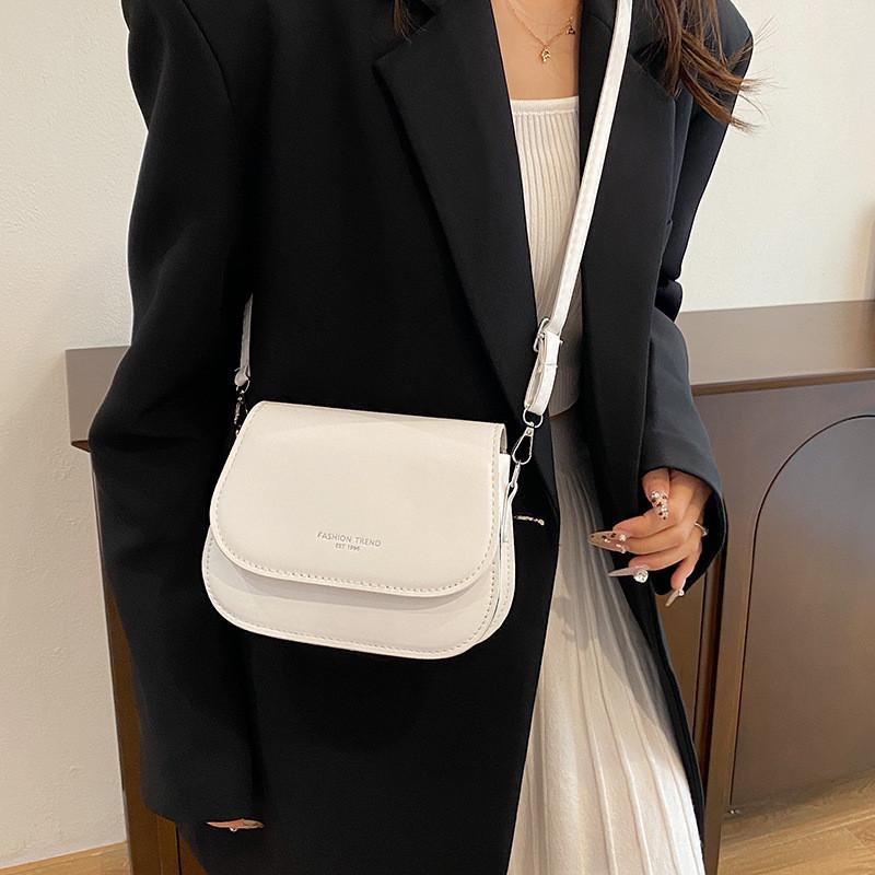 Casual Stylish Small Square Bag In Black White Blue Purple Khaki And Brown For Everyday Use