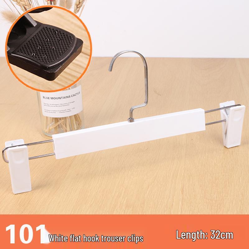 Wide Shoulder Seamless Plastic Suit Hanger Set - Ideal for Clothing Stores