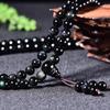 Rainbow Eye Obsidian 108 Mala Beads Prayer Multilayers Bracelet