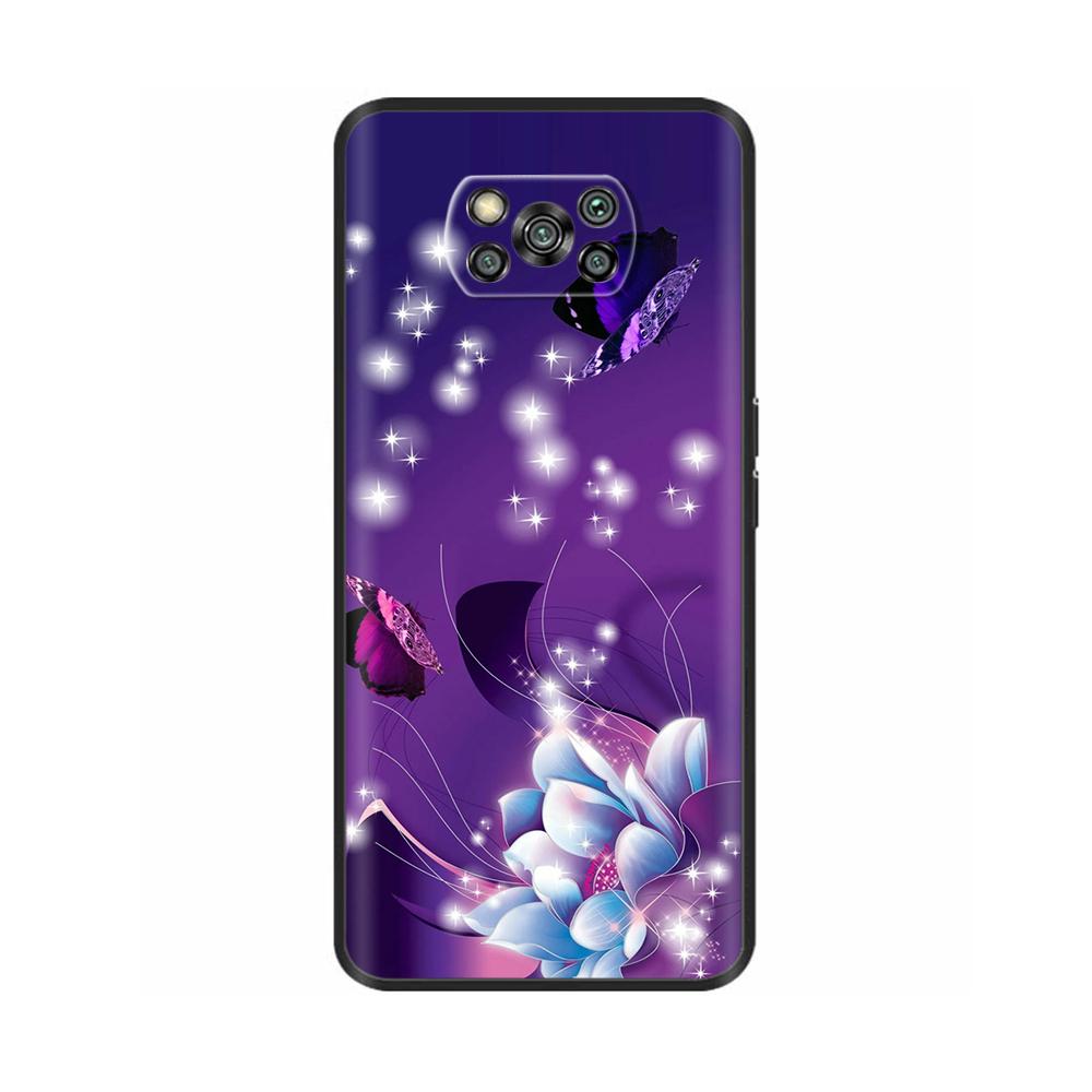 Cover For Xiaomi Poco X3 Pro Case Soft Silicon Black Phone Casse for Poco X3 NFC Case for Poco X 3 NFC PocoX3 Pro TPU Capa Funda