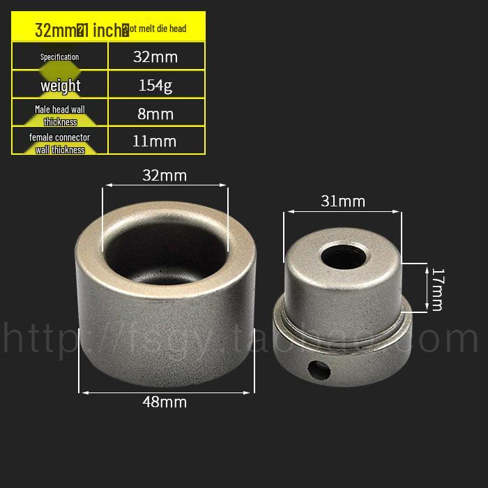 PPR Hot Melt Tool: Electronic Temperature-Controlled Heat Fusion Welder for PB/PE Water Pipes (75-110mm).