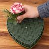 with Suction Cup Floral Arrangement Foam Heart Shaped Floral Foam Cage Tray  Party Decoration