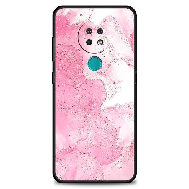 

Beauty Marble Gold Texture Quicksan для Samsung A50 A70 для Realme 8 Pro C21 для Moto G8 Plus One Fusion для Nokia G10 5 .4 Чохол For Nokia G10