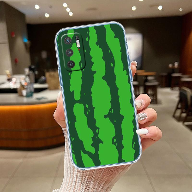 UP19 Cartoon Fruit Watermelon Transparent Phone Case for Motorola Moto G7 G8 G9 G84 G85 G73 G24 G15 Z2 Play Power Plus