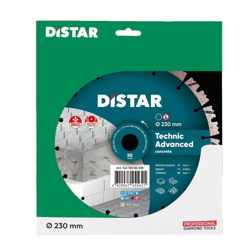 Distar Technic Advanced Diamond Blade 232 X 2.6/1.8 X 12 X 22.23