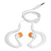 Swimming Headphones 3.5mm Plug Waterproof Conduction Headphones with Replace Earplugs for Swimming