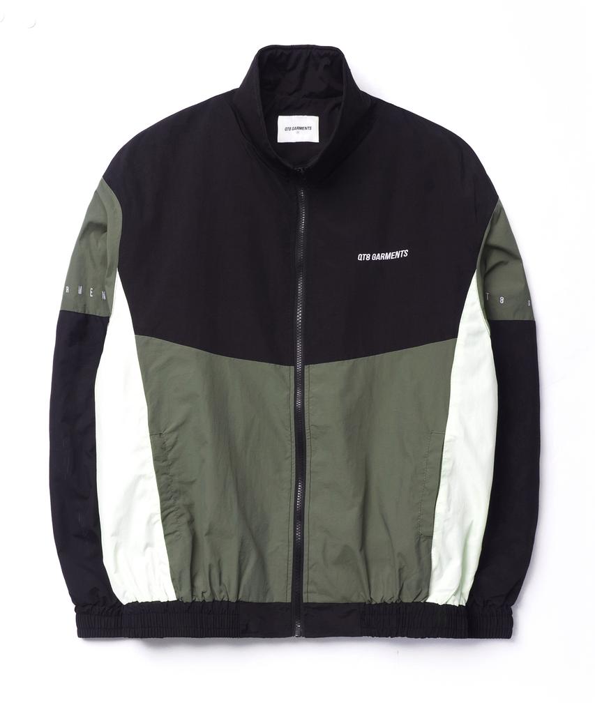 Qt8 Garments Lb Old Track Jacket (Khaki)