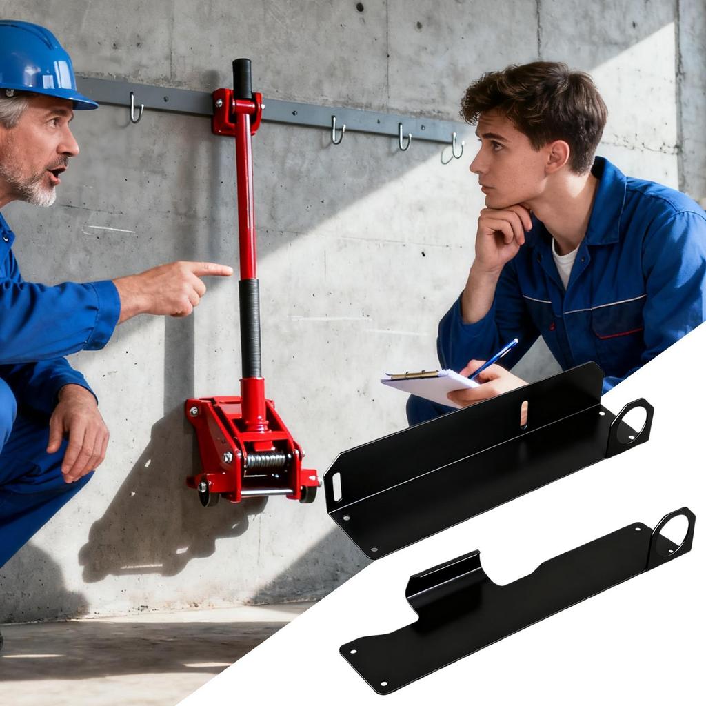 Floor Jack Mount Metal Garage Accessories Storage Organizer Wall Storage Rack Jack Stands For Shop Home Workshop Cement