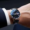 IW New Men's Leather Automatic Mechanical Watches Japan Movement Sapphire Waterproof High-quality Watch Reloj Hombre
