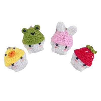 Car Keychain for Women Girls Cute Keychain Bag Charm Crochet Animal Keychain Accessories for Backpacks,Wallets,Purse