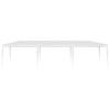 VidaXL Reception Tent 3x9 M PE White 45080