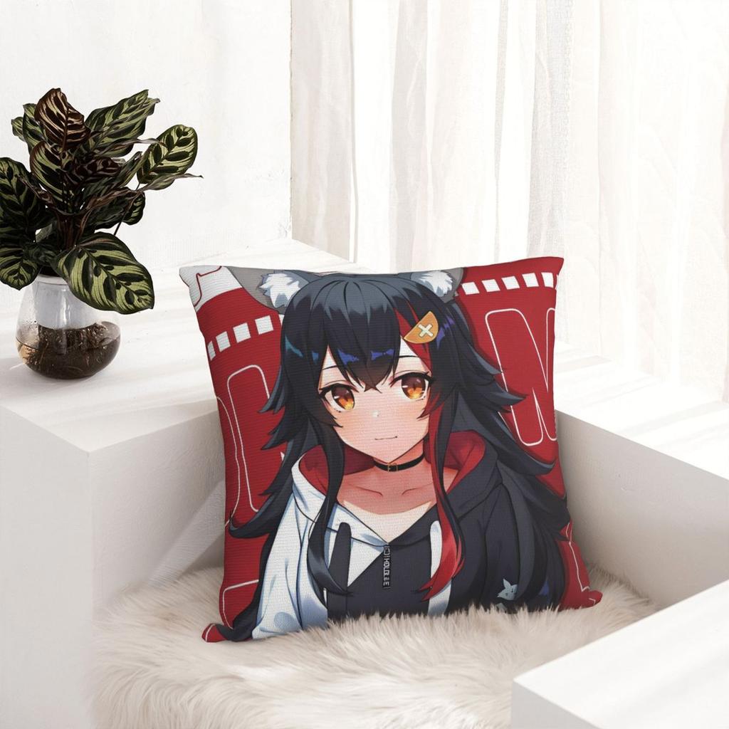 Kissenbezug Anime Ookami Mio Design Kissenbezug Kawaii Kissenbezug Für Wohnzimmer Stuhl Kissenbezüge