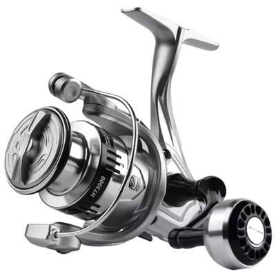 Spinning Various Sizes Max Drag Force Gear Ratio Reversible Handle Suitable for Tai Bluefin Bass Saltwater General Metal Grip Fi's+7 Reel, 2000-3000,